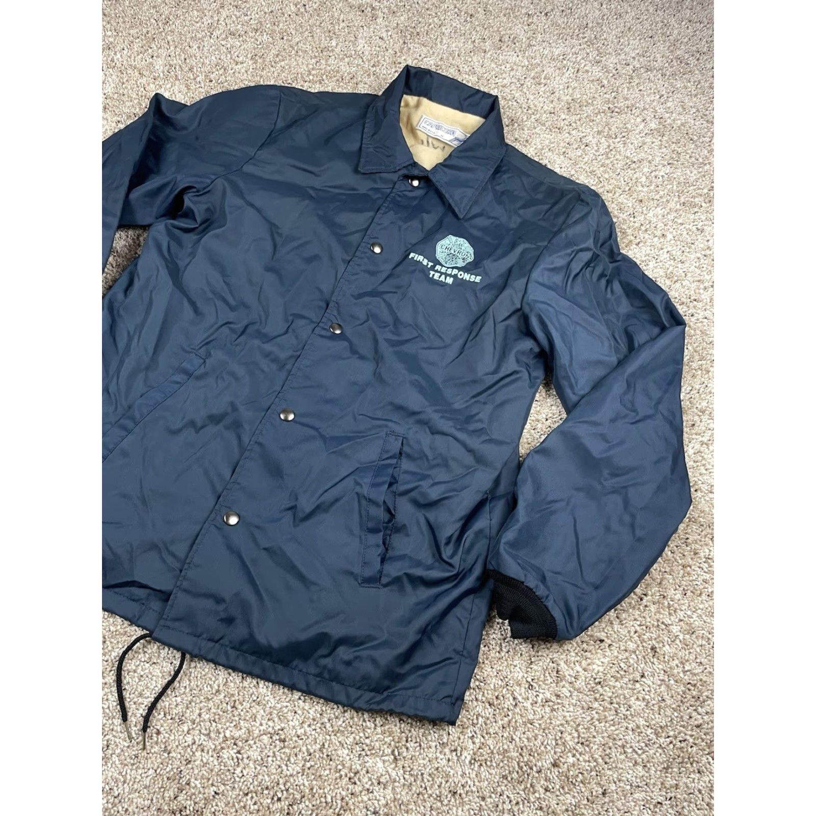Vintage VINTAGE Capicorn Windbreaker Jacket Mens Blue Medium Short Nylon 90s USA Made Snap Front Size US M / EU 48-50 / 2 - 2 Thumbnail