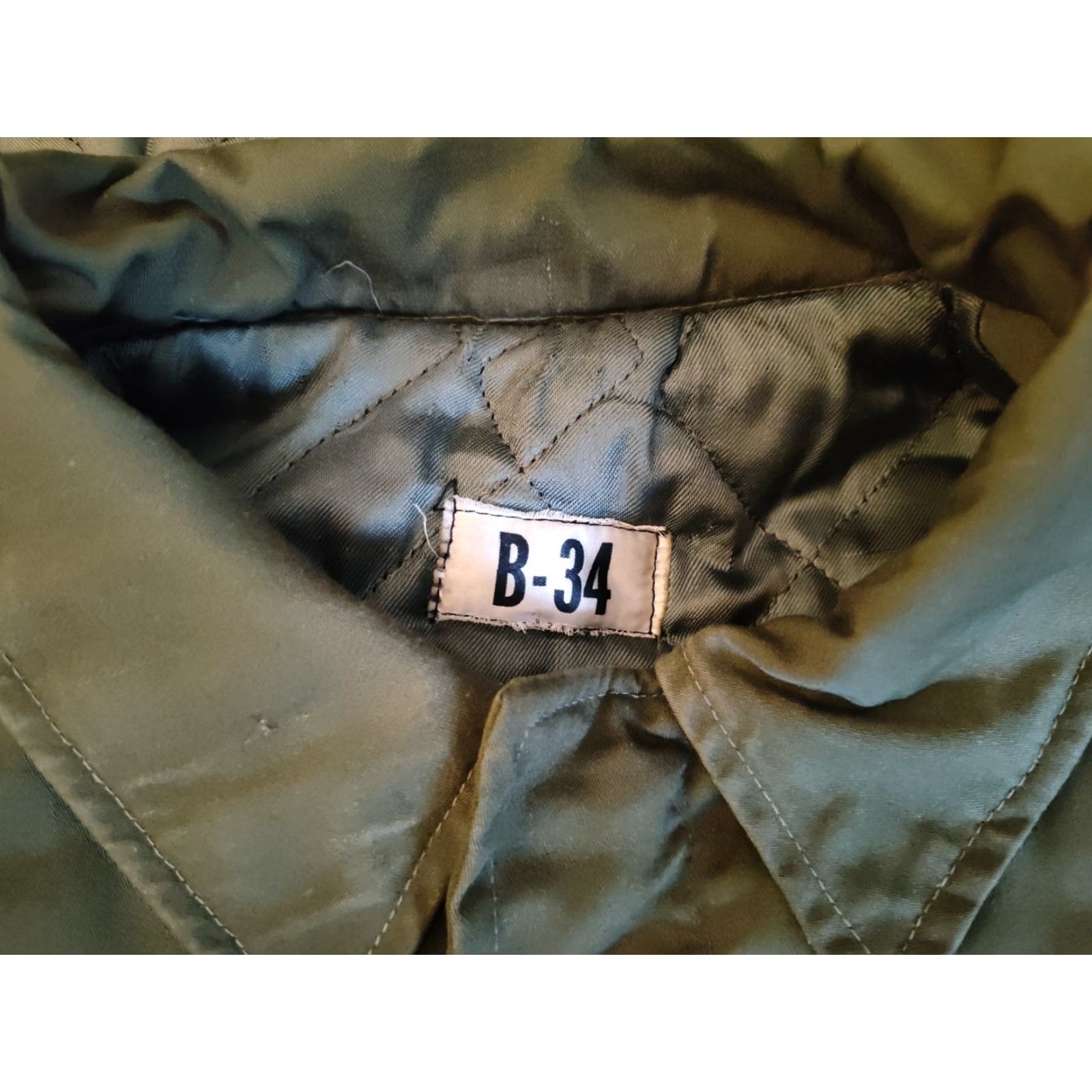 Vintage VINTAGE Military Jacket Workwear Men XL Green Mid-Length Full Zip Pockets 80s Size US XL / EU 56 / 4 - 3 Thumbnail
