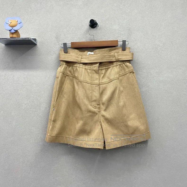 Hermes Hermes Brown Denim Shorts Size 24" / US 00 / IT 34 - 1 Thumbnail