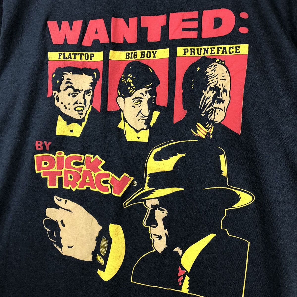 Vintage DICK TRACY Comic Hero Movie Vintage T-Shirt Size US L / EU 52-54 / 3 - 4 Thumbnail
