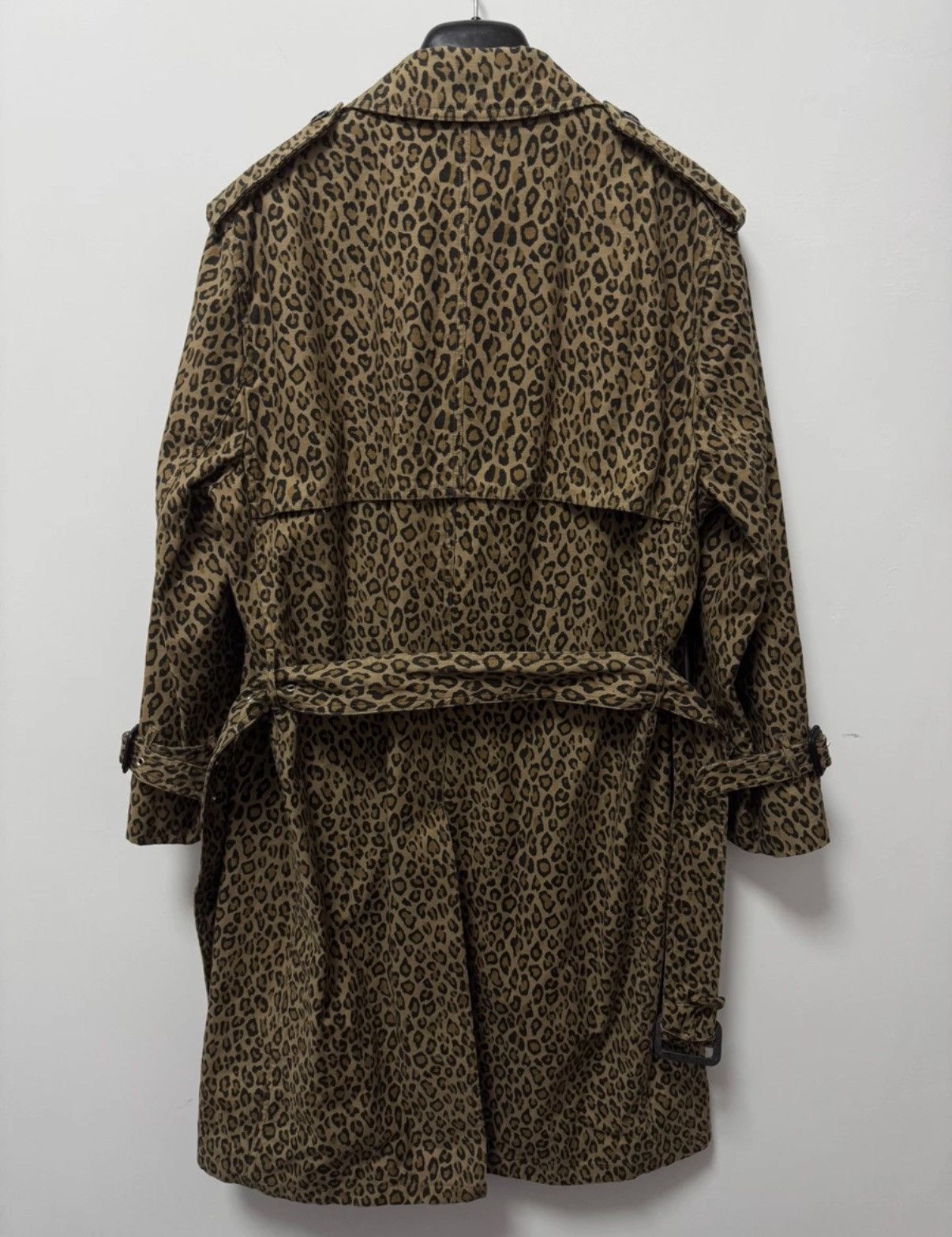 Saint Laurent Paris SLP 16SS Runway Double-Breasted Caramel Leopard Print Coat Size US L / EU 52-54 / 3 - 2 Thumbnail