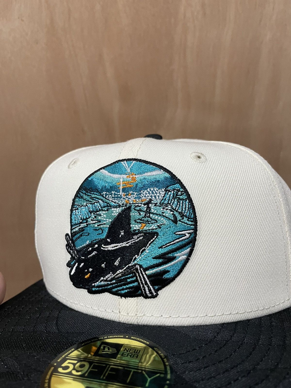 Myfitteds San Jose sharks size 7 1/4 new era fitted artis