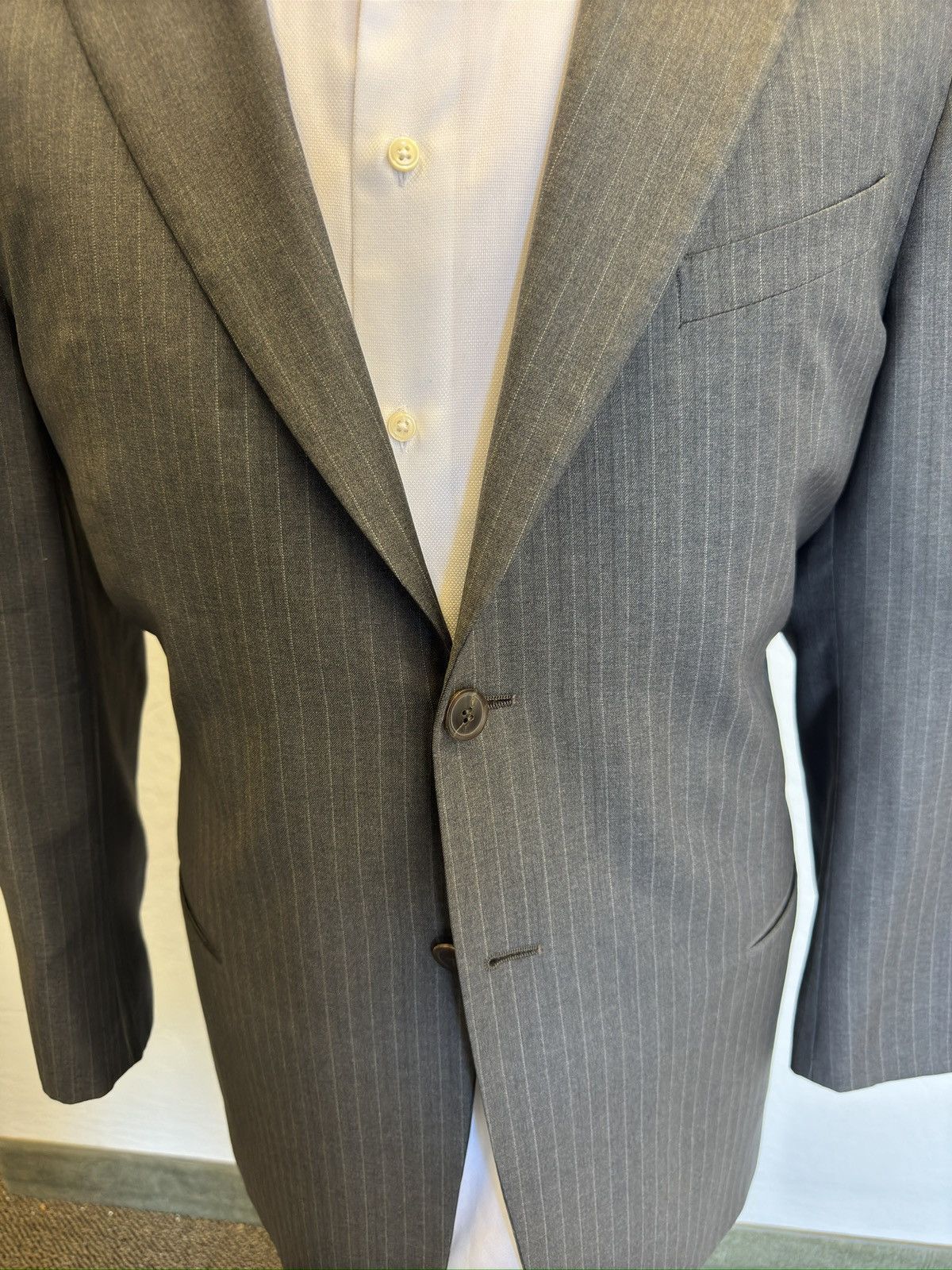 Armani Collezioni ARMANI COLLEZIONI Made in Italy Super 150’s Wool Jacket 44R Size 44R - 4 Thumbnail