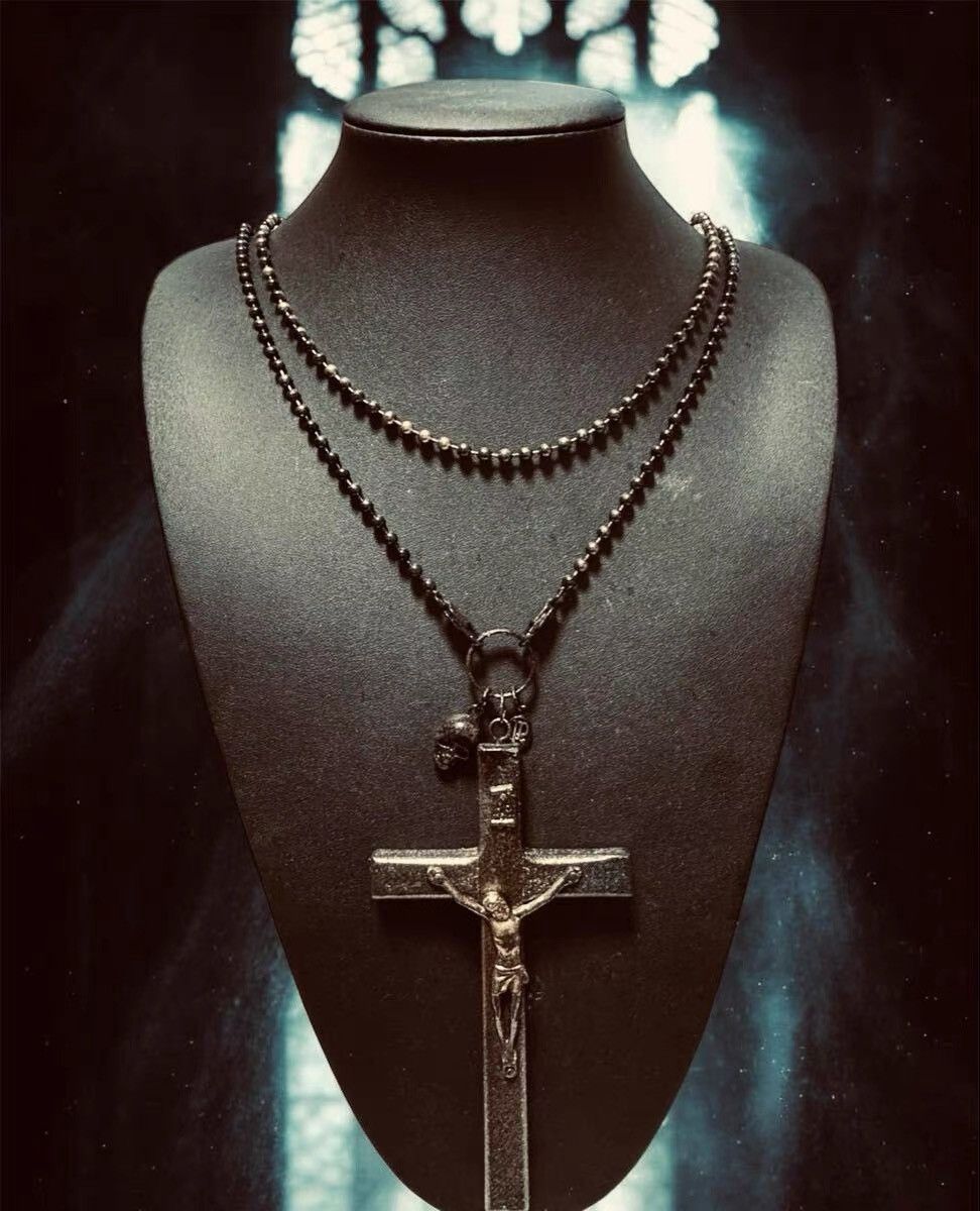 Jean Paul Gaultier Jean Paul Gaultier Crucifix Necklace Size ONE SIZE - 4 Thumbnail