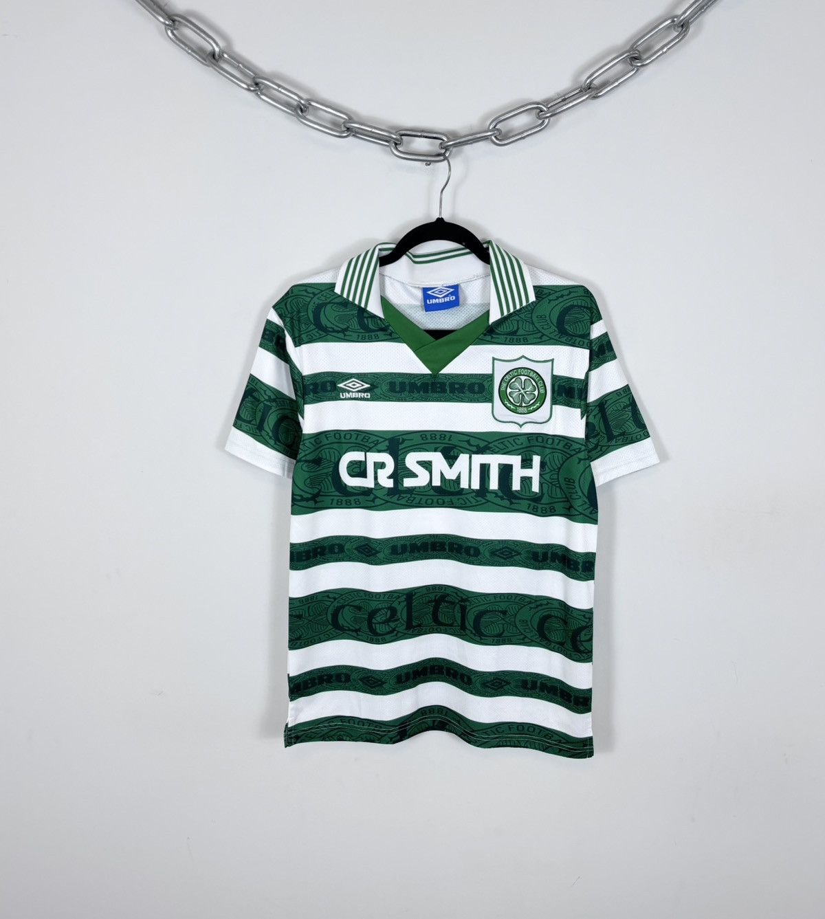 Umbro Umbro Celtic 1995/1997 Home McKinlay #3 Soccer Jersey Shirt Size US S / EU 44-46 / 1 - 2 Thumbnail