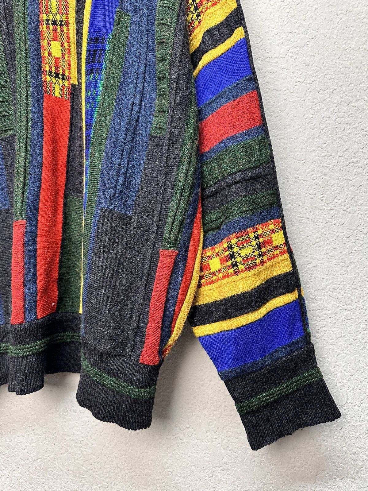 Carlo Colucci Carlo Colucci vintage knit sweater coogi style 90s germany Size US L / EU 52-54 / 3 - 15 Thumbnail