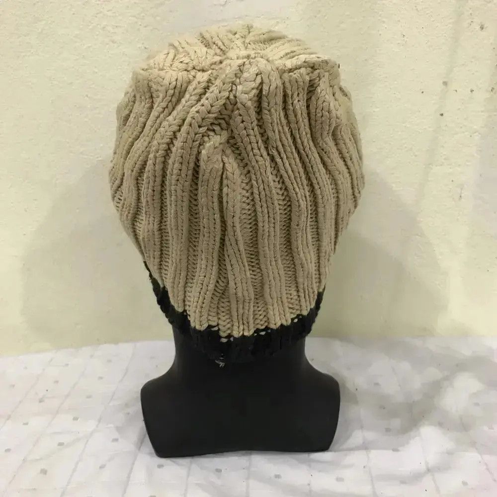 Vintage Japanese Brand Knit Design Beanie Hat Size ONE SIZE - 5 Thumbnail