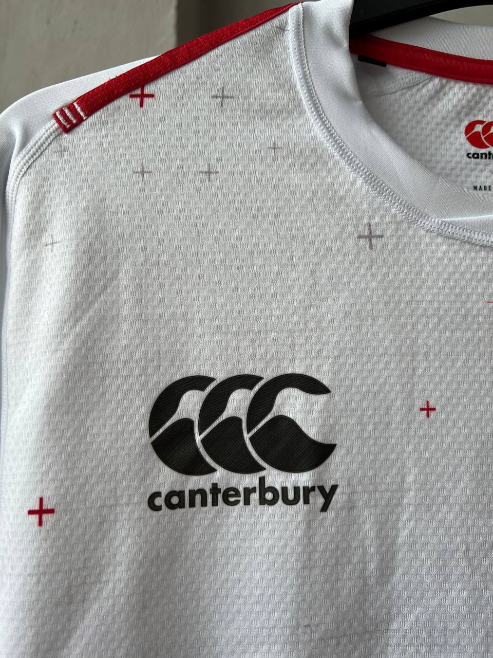 2018 ENGLAND #16 MATCH WORN PLAYER ISSUED U20 RUGBY SHIRT XL