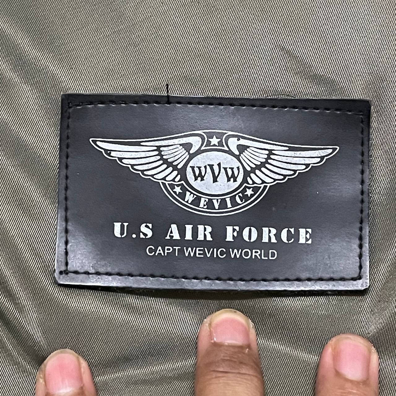 Japanese Brand Vintage Wevic US Air Force Army Heavy Flying Jacket Size US XXL / EU 58 / 5 - 6 Thumbnail