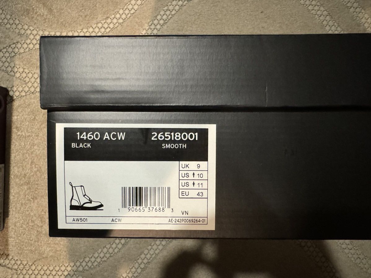 A-COLD-WALL* × Dr. Martens Doc Martens x A Cold Wall Boots Size US 10 / EU 43 - 4 Thumbnail