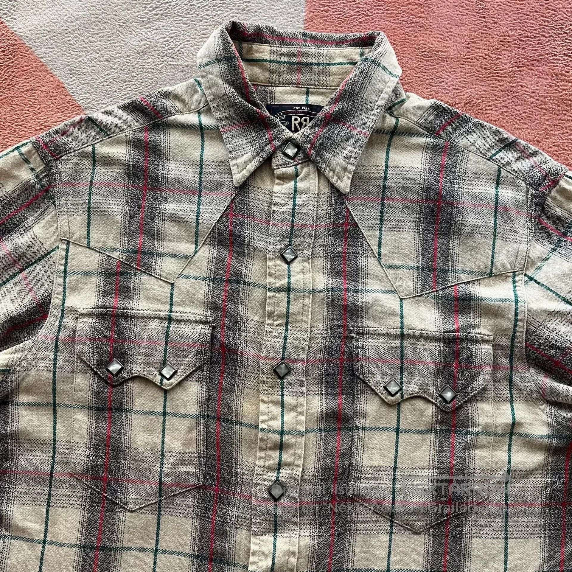RRL Ralph Lauren RRL Plaid Western Shirt. Size US XS / EU 42 / 0 - 3 Thumbnail