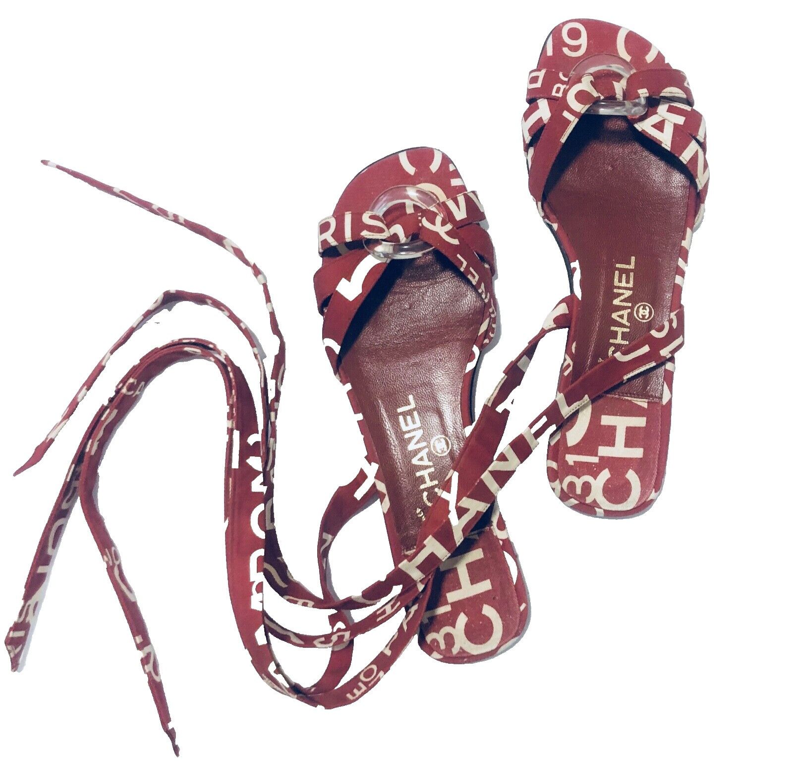 Chanel Chane 31 Rue de Cambon Vintage Sandals Size US 8.5 / IT 38.5 - 3 Thumbnail