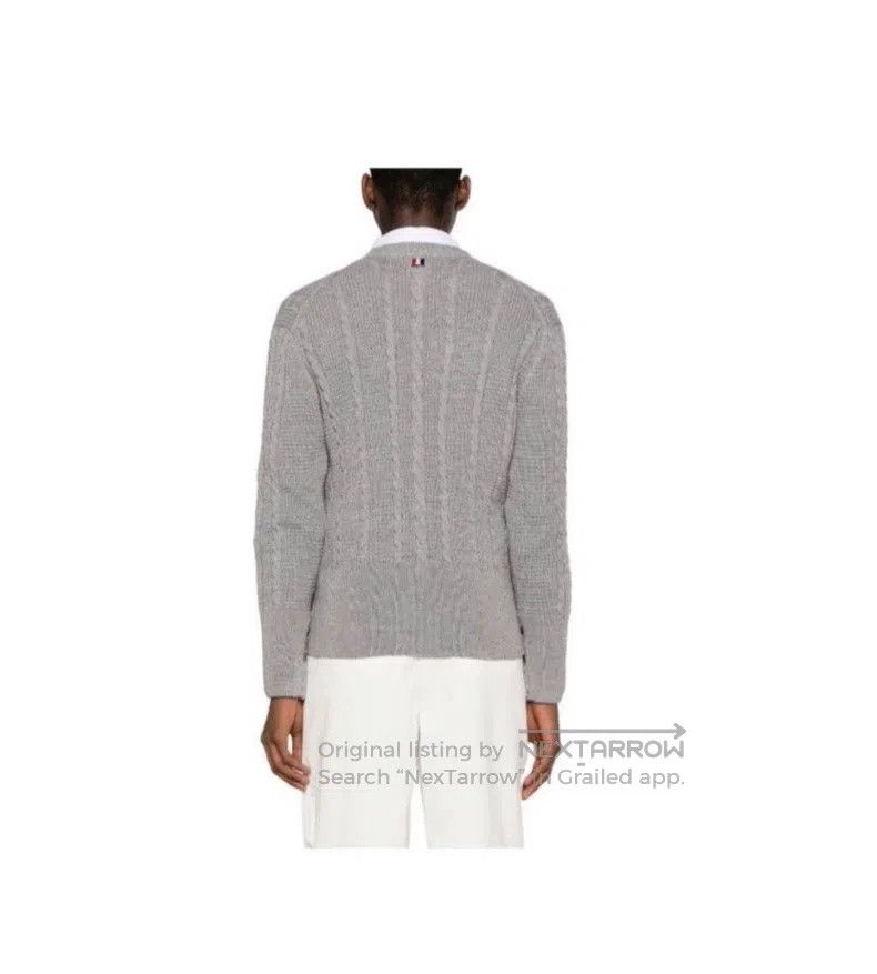 Thom Browne Thom Browne Classic Gray Knit Cardigan Size US M / EU 48-50 / 2 - 4 Thumbnail