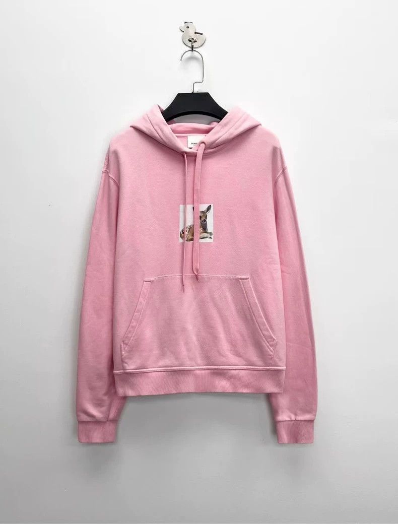 Burberry Pink Deer Logo Hoodie S