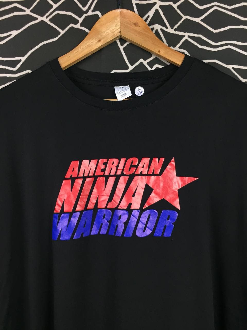 Vintage American Ninja Warrior TV Reality Show Spell Out Logo Tee Size US XXL / EU 58 / 5 - 3 Thumbnail