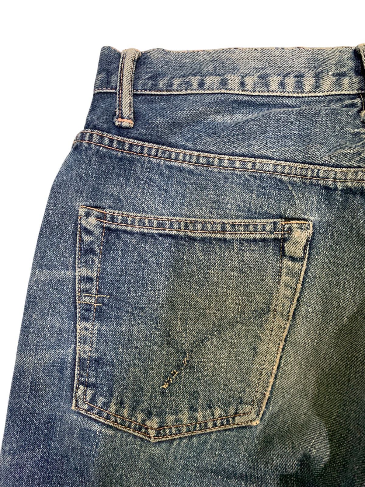 Kapital HR MARKET SELVEDGE BUTTON FLY JAPANESE DISTRESSED DENIM Size US 30 / EU 46 - 14 Thumbnail