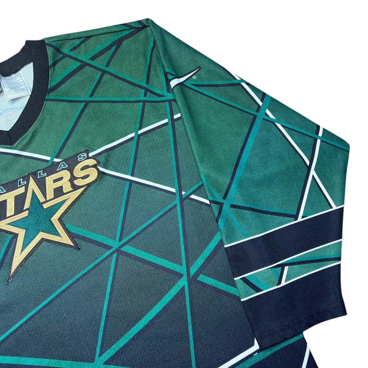 Nike Vintage 1990s NHL Dallas Stars All Over Print Nike Jersey Size US XL / EU 56 / 4 - 17 Thumbnail