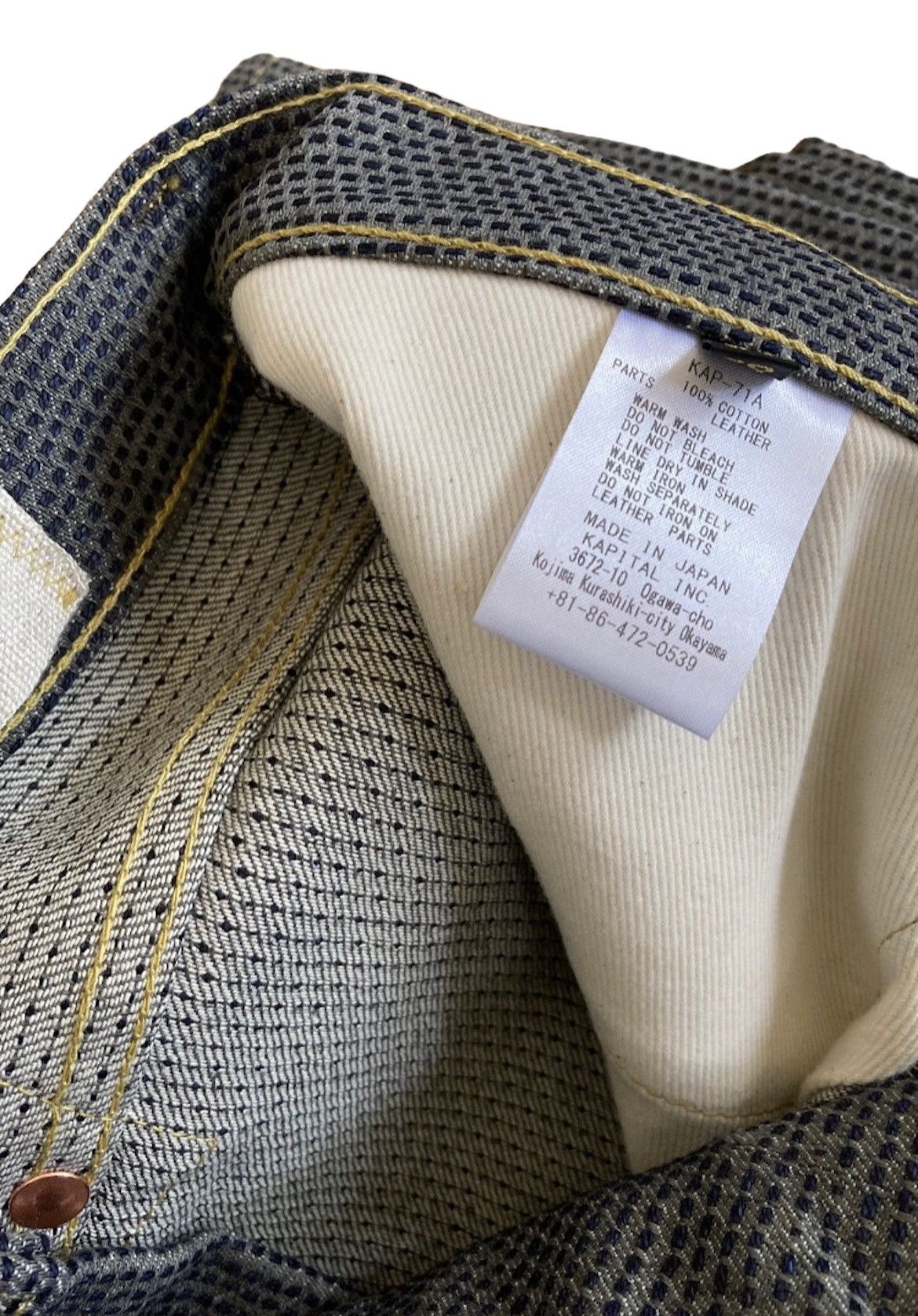 Kapital × Kapital Kountry Kapital Century Denim Indigo No 7S 5p Monkey Cisco- Stone Size US 34 / EU 50 - 12 Thumbnail