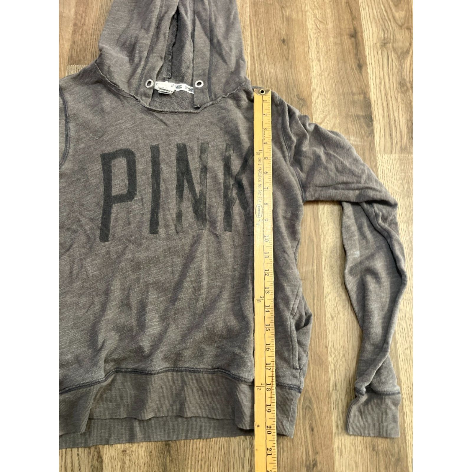 Victoria's Secret Victoria's Secret Hoodie Women's Size Small Gray Long Sleeve Pullover Size S / US 4 / IT 40 - 5 Thumbnail