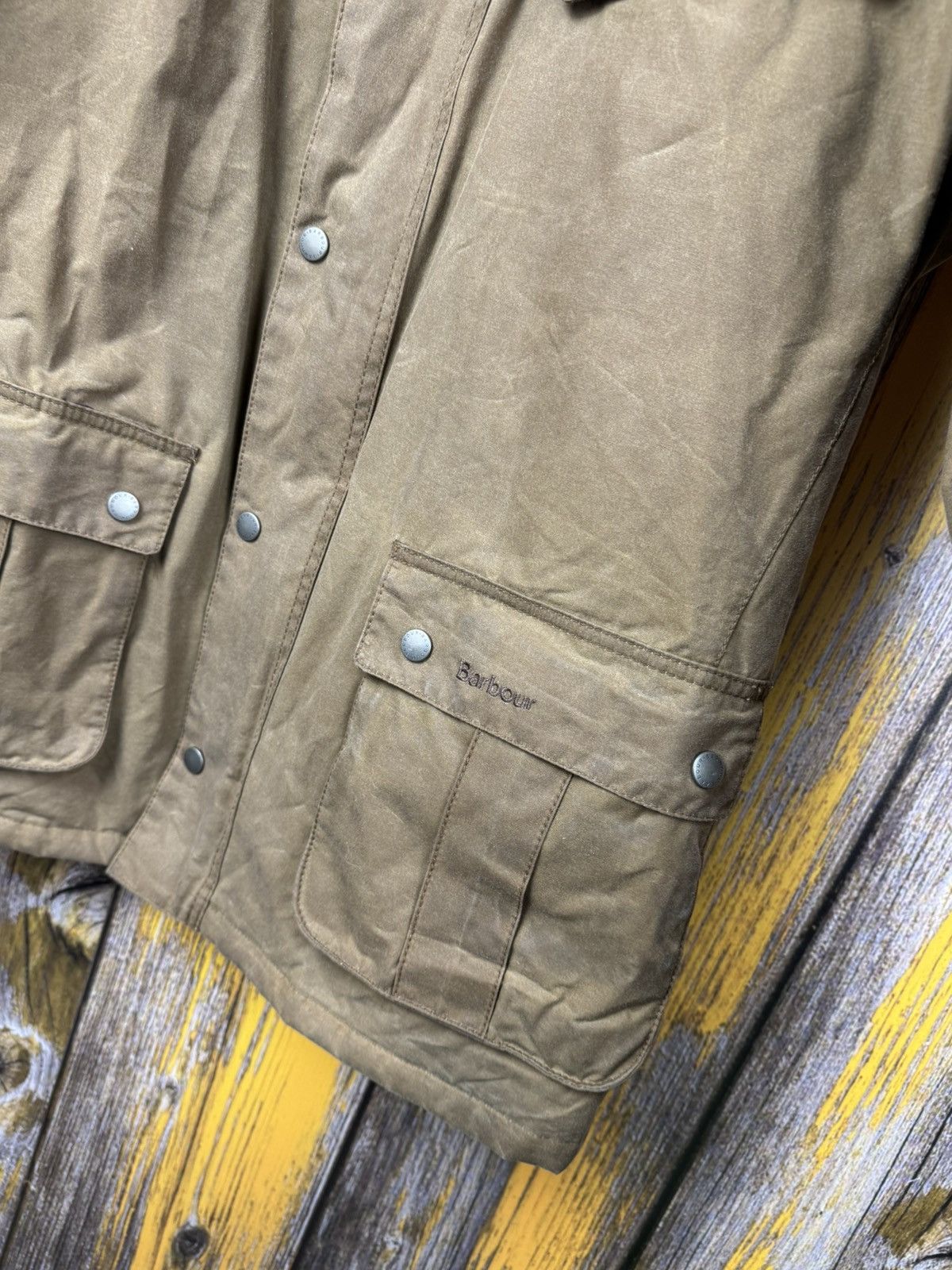 Barbour Barbour Vintage Wax Duke Jacket Bomber Moto Size L Size US L / EU 52-54 / 3 - 16 Thumbnail