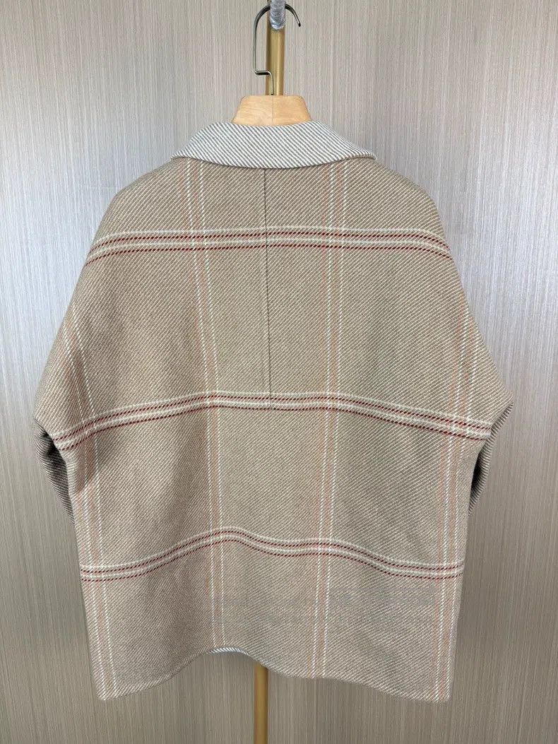 Hermes Hermes Plaid Patchwork Tweed Coat Size XS / US 0-2 / IT 36-38 - 2 Thumbnail