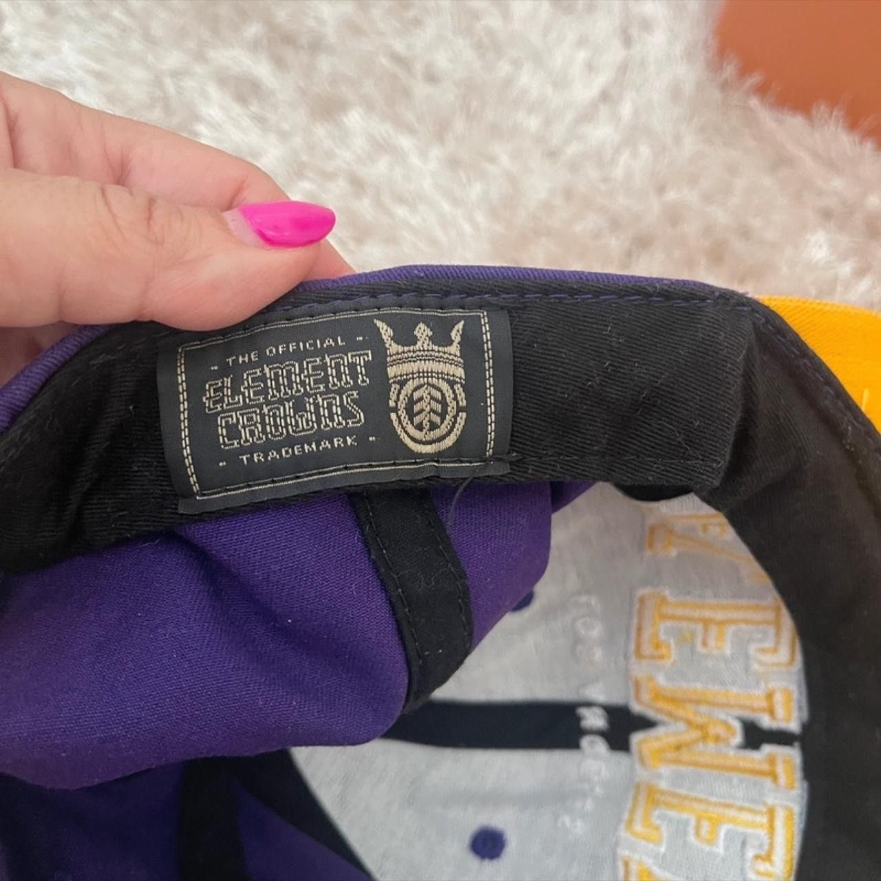 Starter Los Angeles Element Crowns Starter Snap Back Cap Purple Size ONE SIZE - 2 Thumbnail