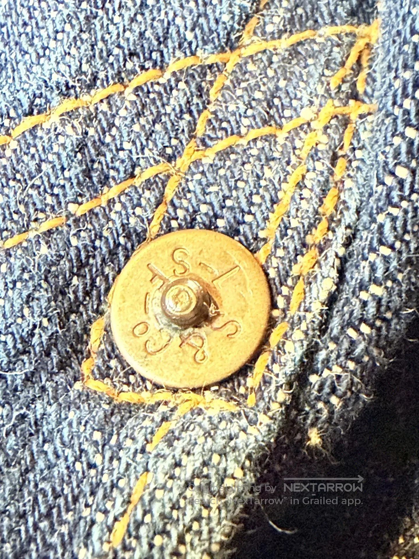 LVC LVC 201 555 Factory Copper Button Selvedge. Size US 32 / EU 48 - 7 Thumbnail