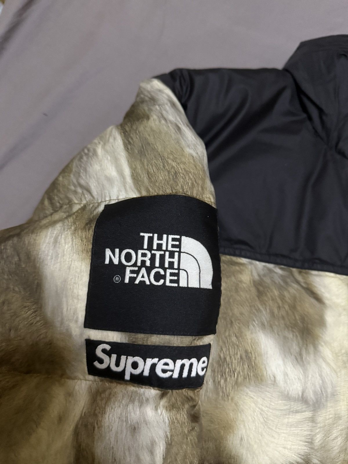 Supreme × The North Face Supreme tnf North face Fur print nuptse jacket Size US M / EU 48-50 / 2 - 3 Thumbnail