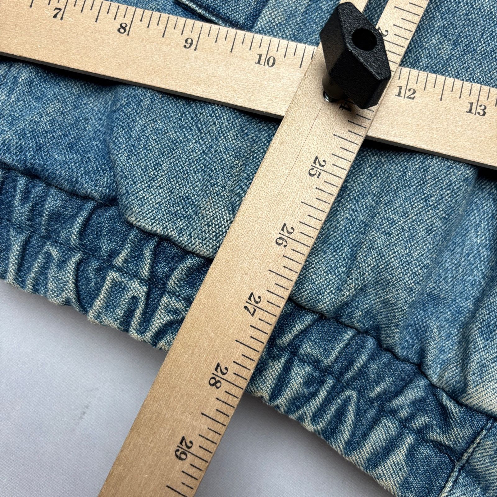 Vintage Vintage Reversible Rabbit Fur Denim Jacket Batwing Womens M Size M / US 6-8 / IT 42-44 - 10 Thumbnail