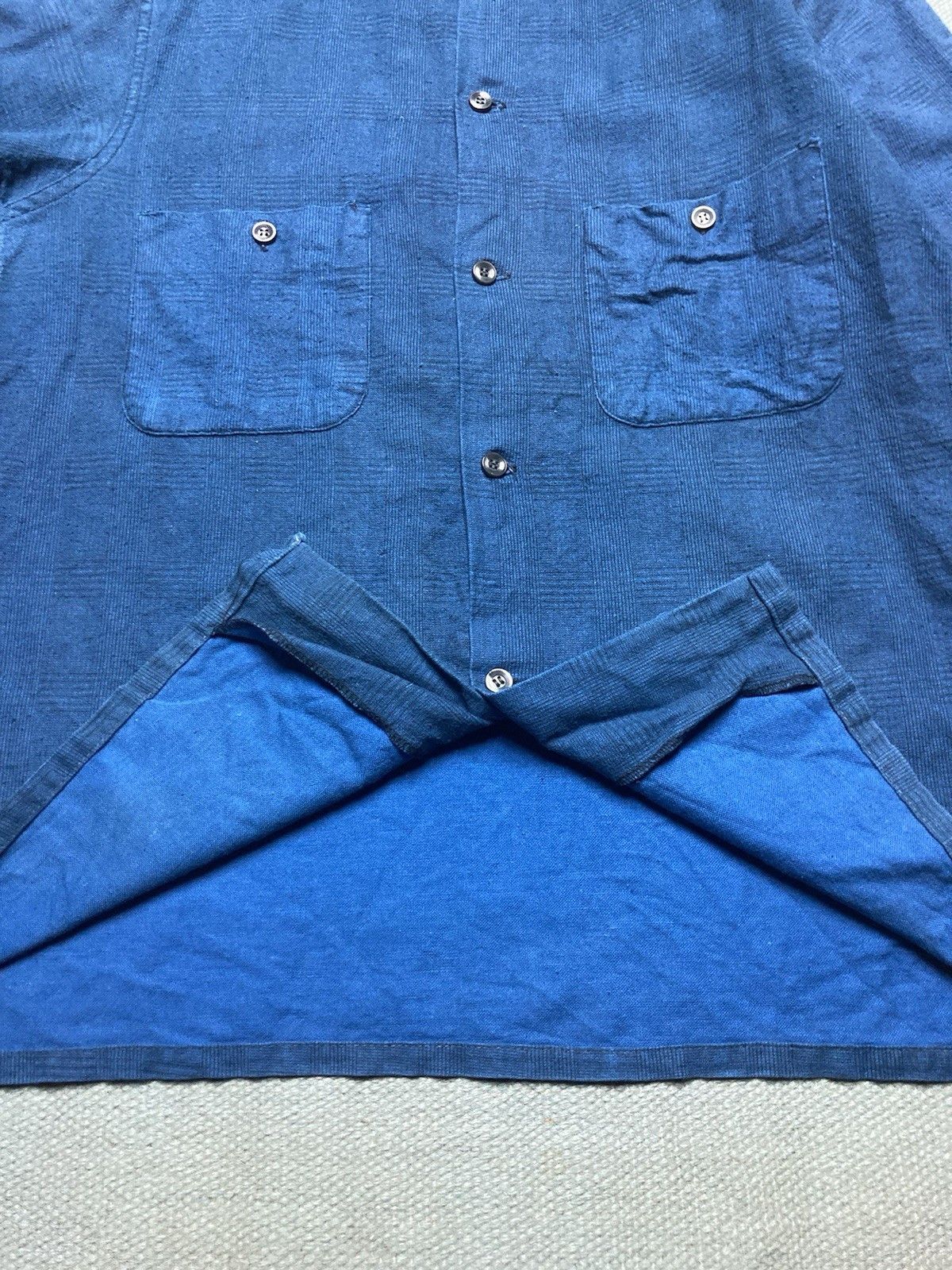 Vintage VTG 60s flannel shirt shadow plaid print brushed cotton S Size US S / EU 44-46 / 1 - 6 Thumbnail