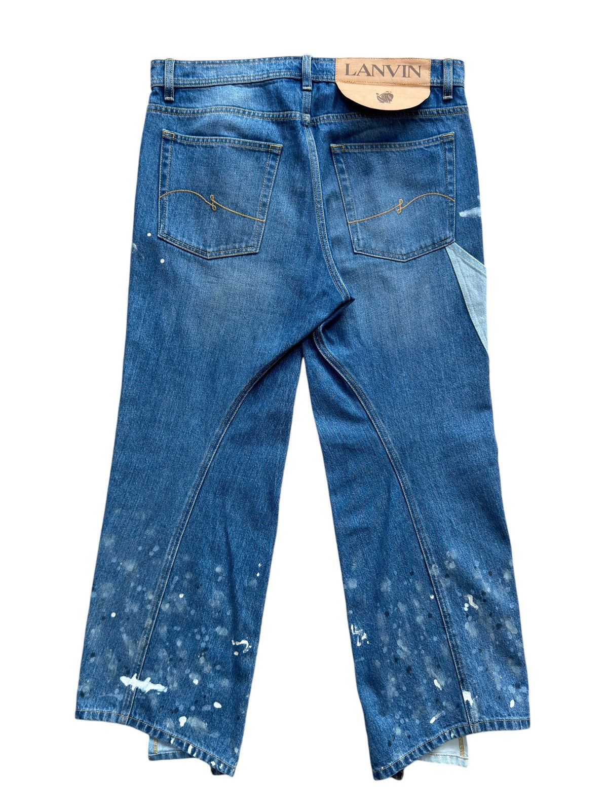 Gallery Dept. × Lanvin Gallery Dept Lanvin Flared Painter Denim Jeans Size US 32 / EU 48 - 2 Thumbnail