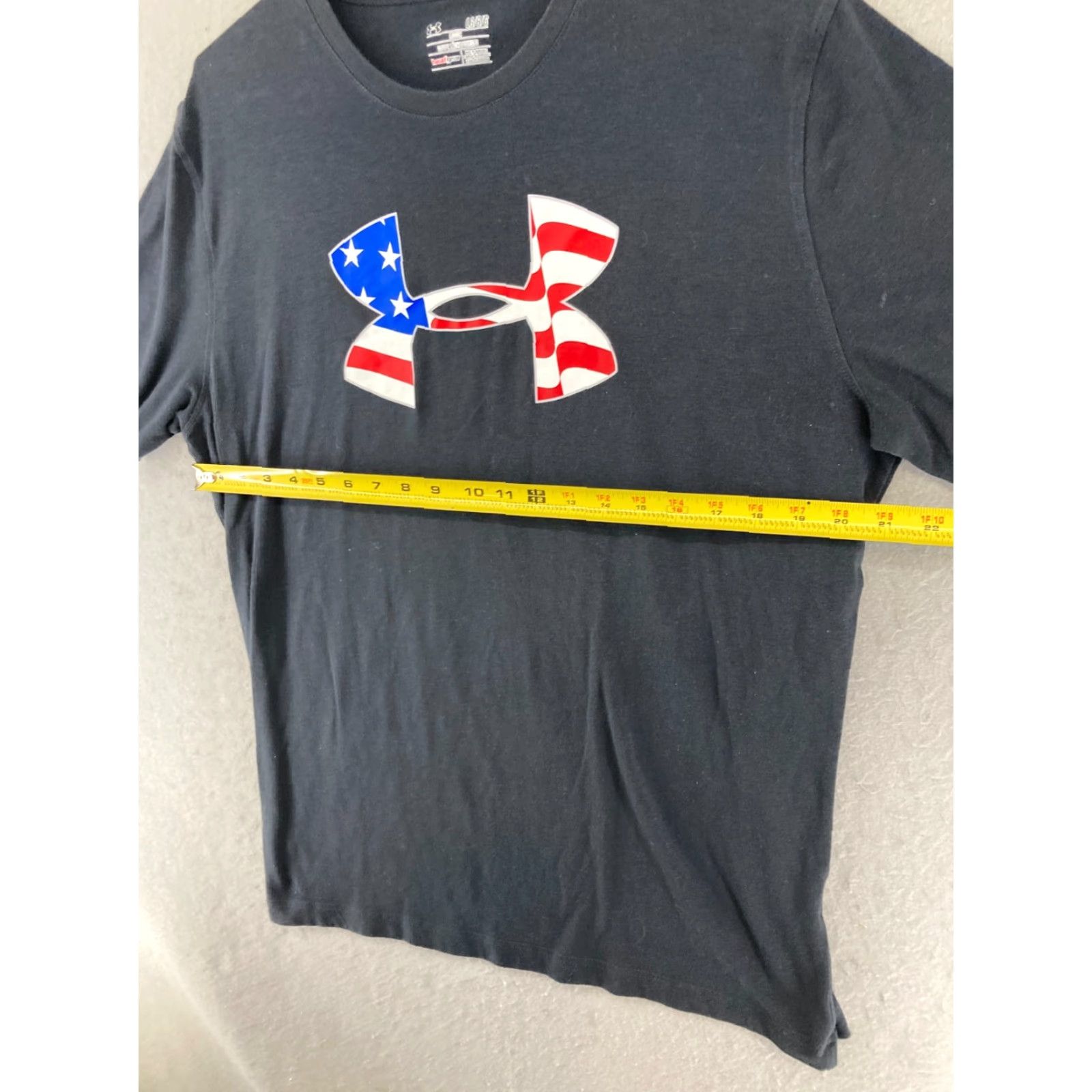 Under Armour Under Armour TShirt Mens Large Black Heat Gear Logo USA Shirt Mens Size US L / EU 52-54 / 3 - 2 Thumbnail