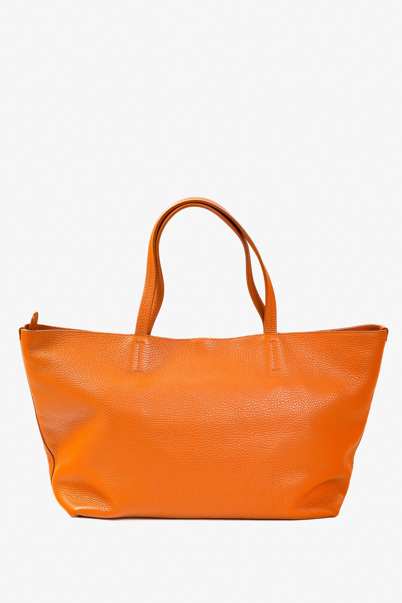 Salvatore Ferragamo Salvatore Ferragamo Bice Pebble Calf Gancini Shopper Tote Size ONE SIZE - 4 Thumbnail