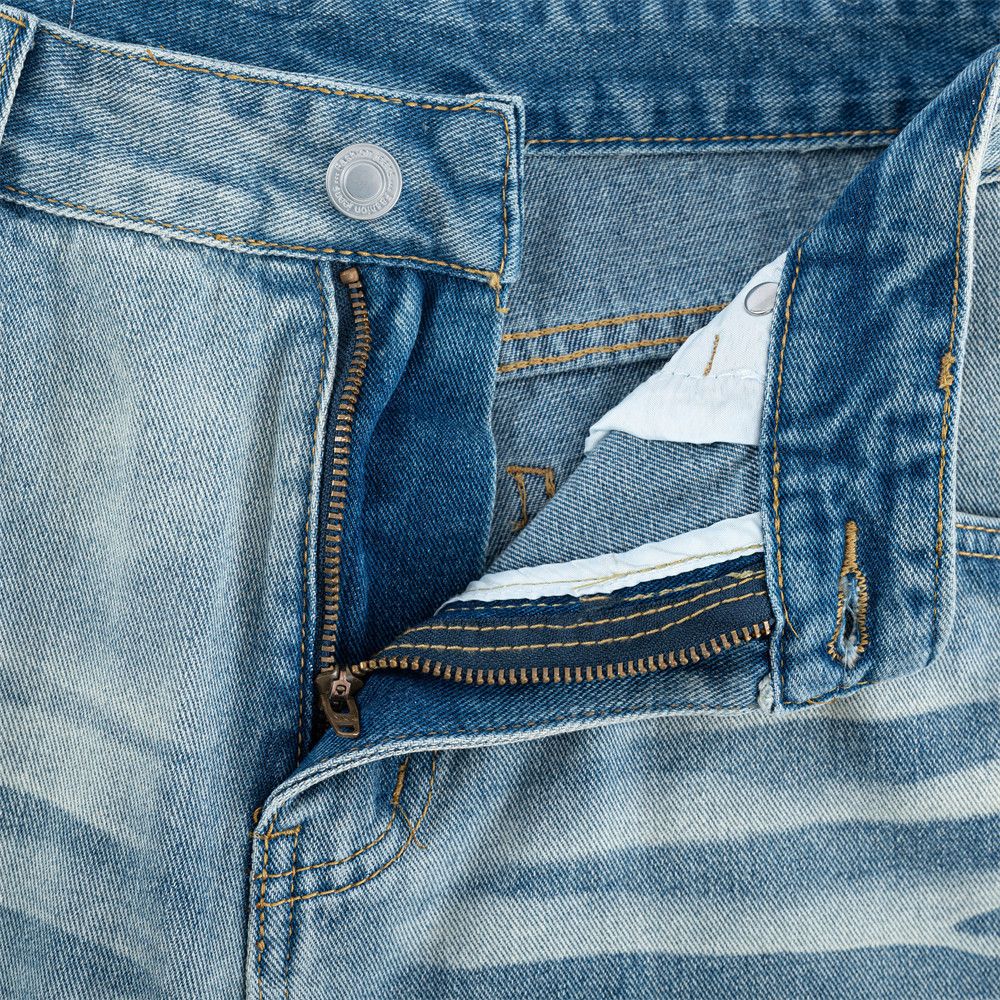 American retro loose casual street washed distressed jeans
