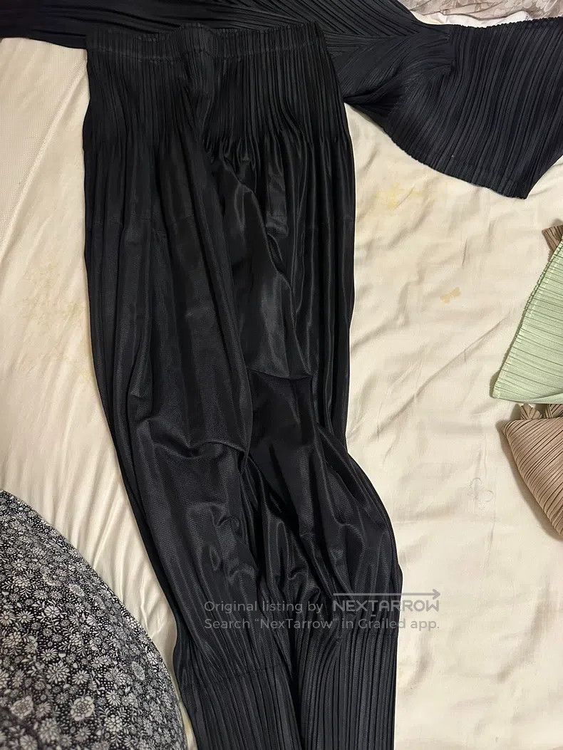 Issey Miyake Issey Miyake size:3 Black Pants Size 31" - 5 Thumbnail