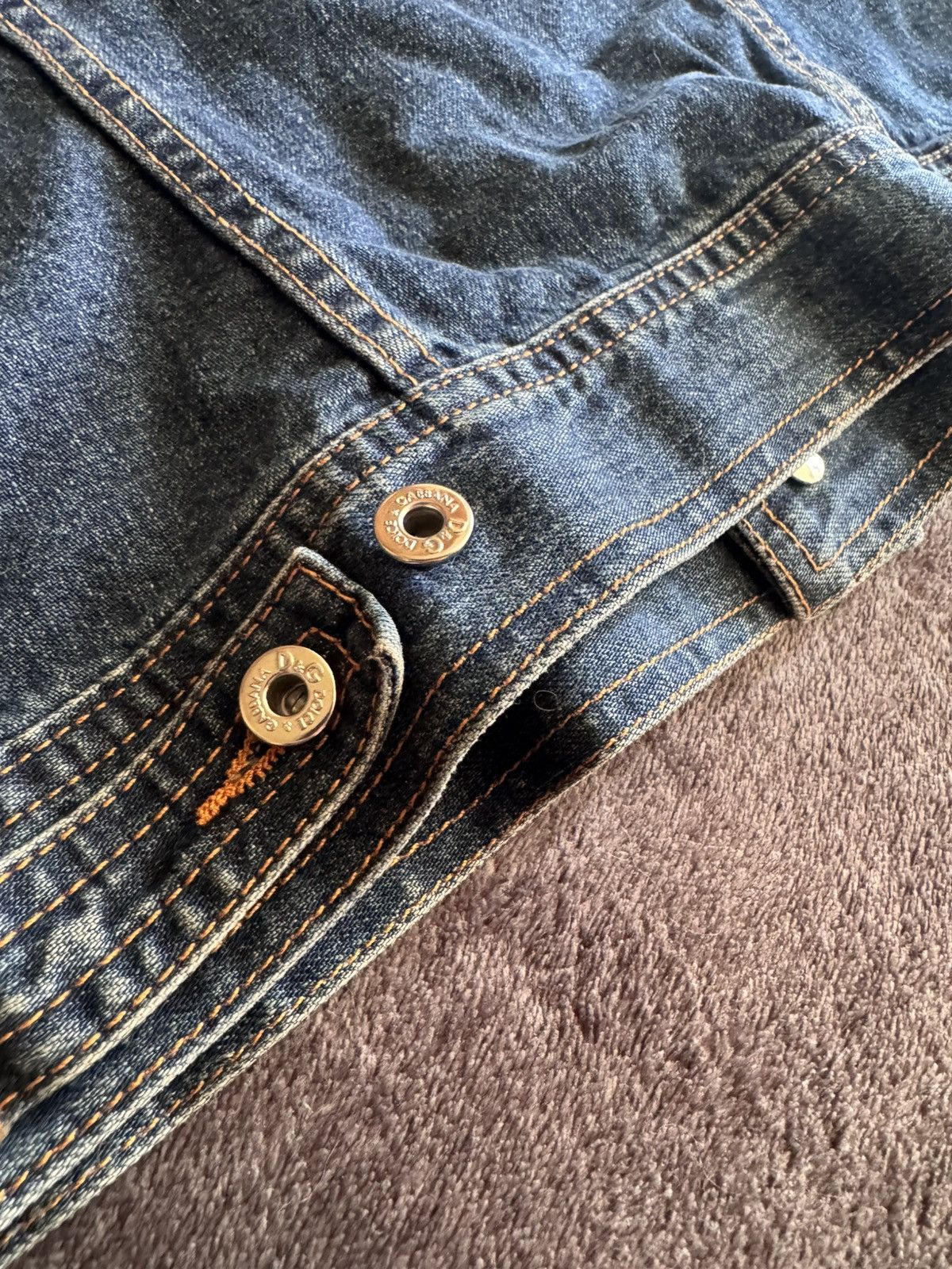 Dolce & Gabbana Dolce Gabbana woman's denim jacket with rhinestones Size M / US 6-8 / IT 42-44 - 19 Thumbnail