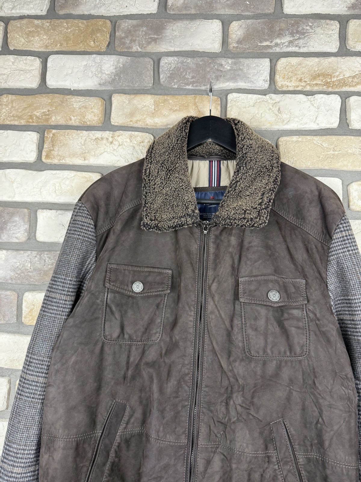 Designer × Pal Zileri Very rare pal zileri leather jacket Size US L / EU 52-54 / 3 - 4 Thumbnail