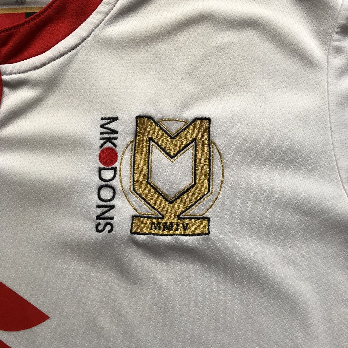 Other Milton Keynes MK Dons Soccer Jersey Football kit Y2K 90s Size US XL / EU 56 / 4 - 3 Thumbnail
