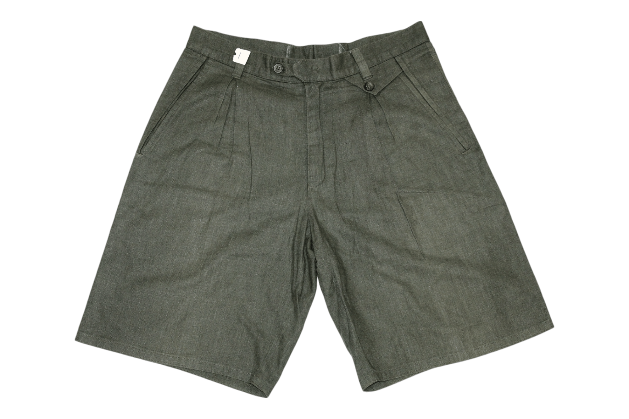 First Aid To The Injured Bertrand Marois Quebec Workshop cotton linen bermuda shorts Size US 31 - 1 Thumbnail