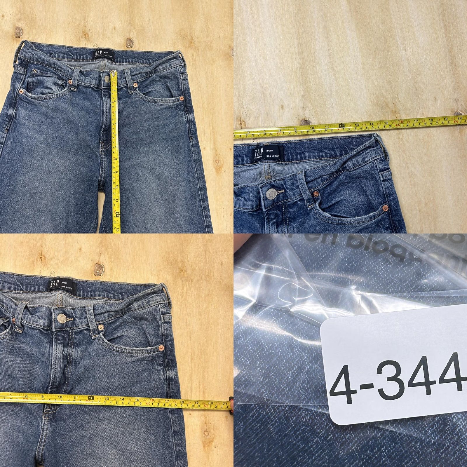 Gap VINTAGE Gap Jeans Womens 8/29 Regular Medium Wash Relaxed Straight Denim 5-Pocket Mens? Size 30" / US 8 / IT 44 - 8 Thumbnail