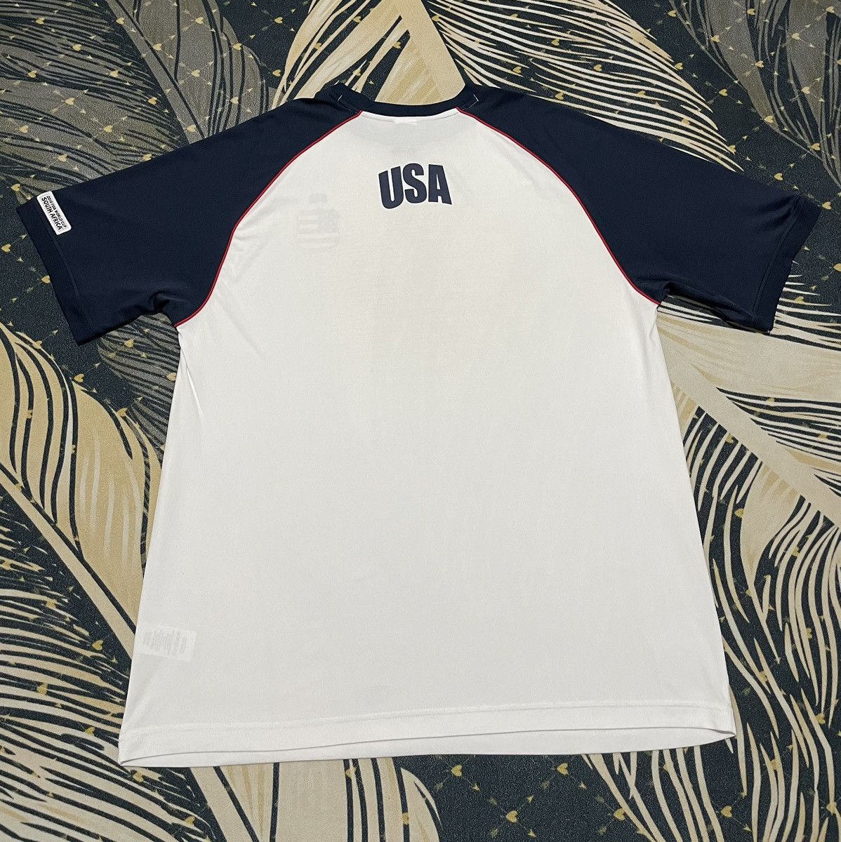 Vintage Team USA 2010 FIFA World Cup SouthAfrica White Shirt Jersey Size US XL / EU 56 / 4 - 9 Thumbnail