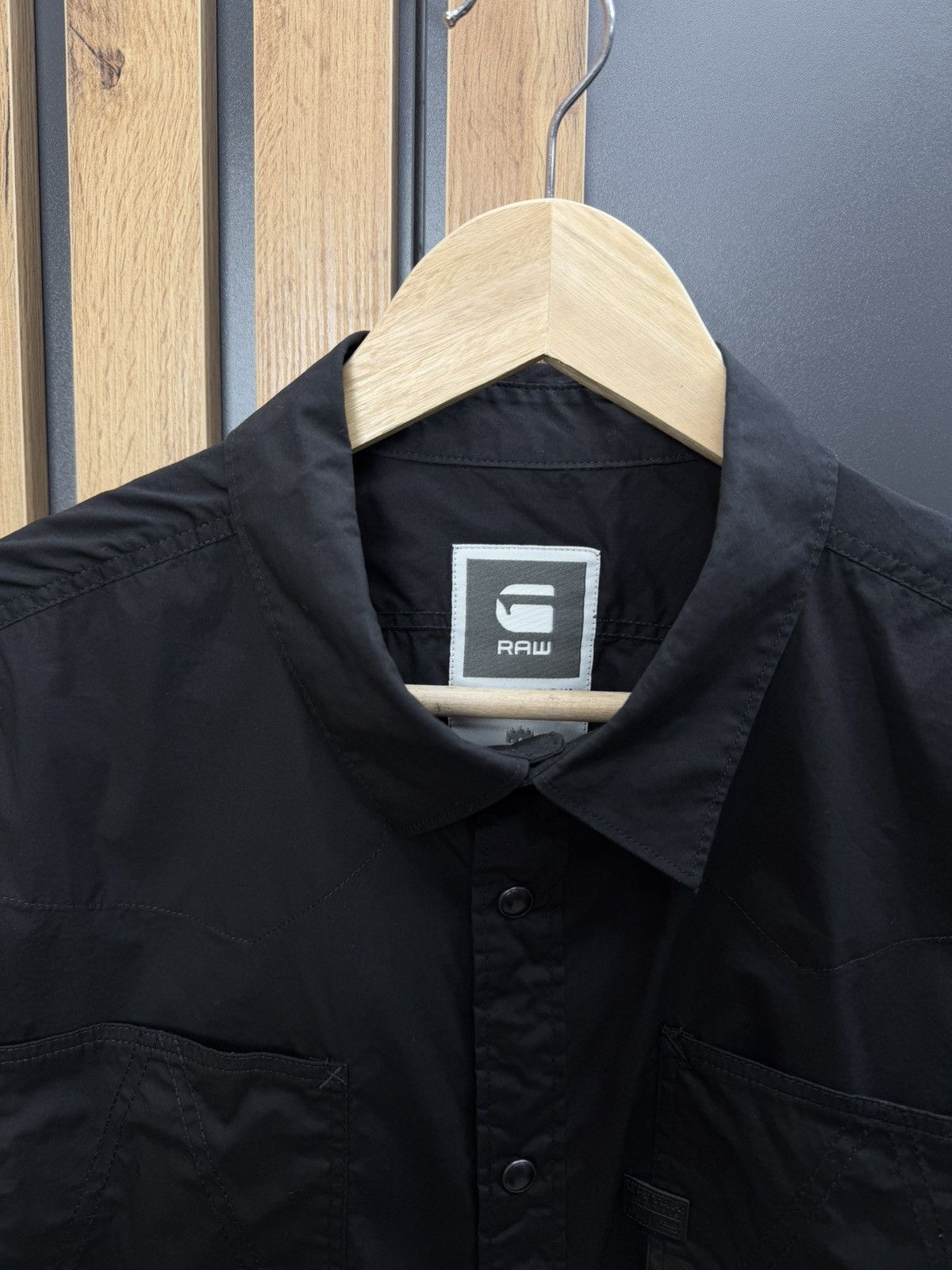 G-Star G-Star Raw Black Shirt Long Sleeve Size XXL Size US XXL / EU 58 / 5 - 6 Thumbnail