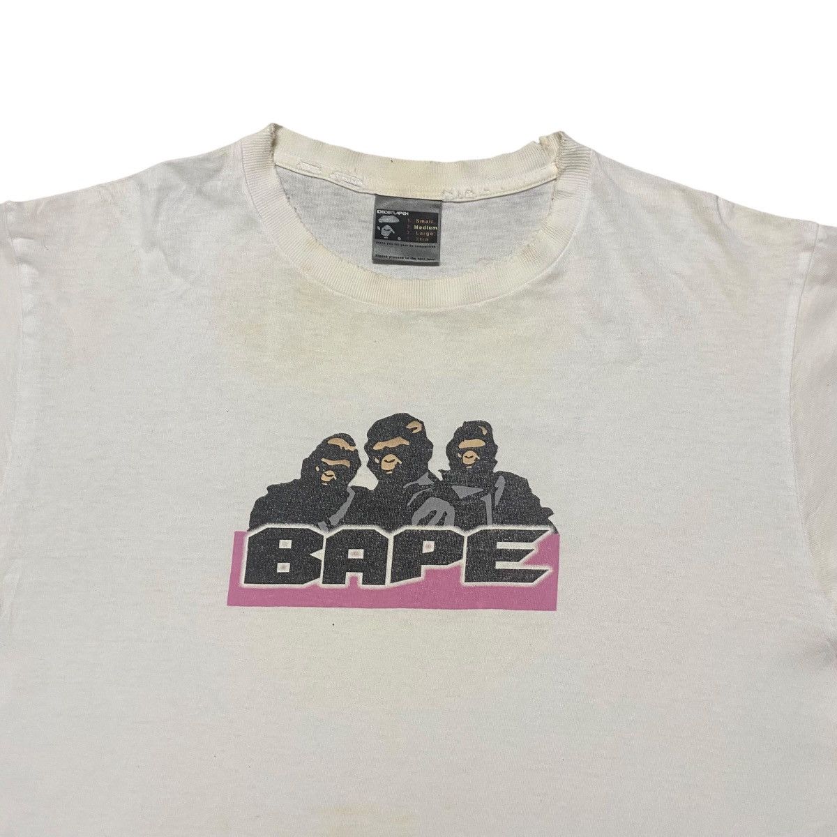 Bape Vintage 90s Bape Shirt Distressed Size US M / EU 48-50 / 2 - 3 Thumbnail