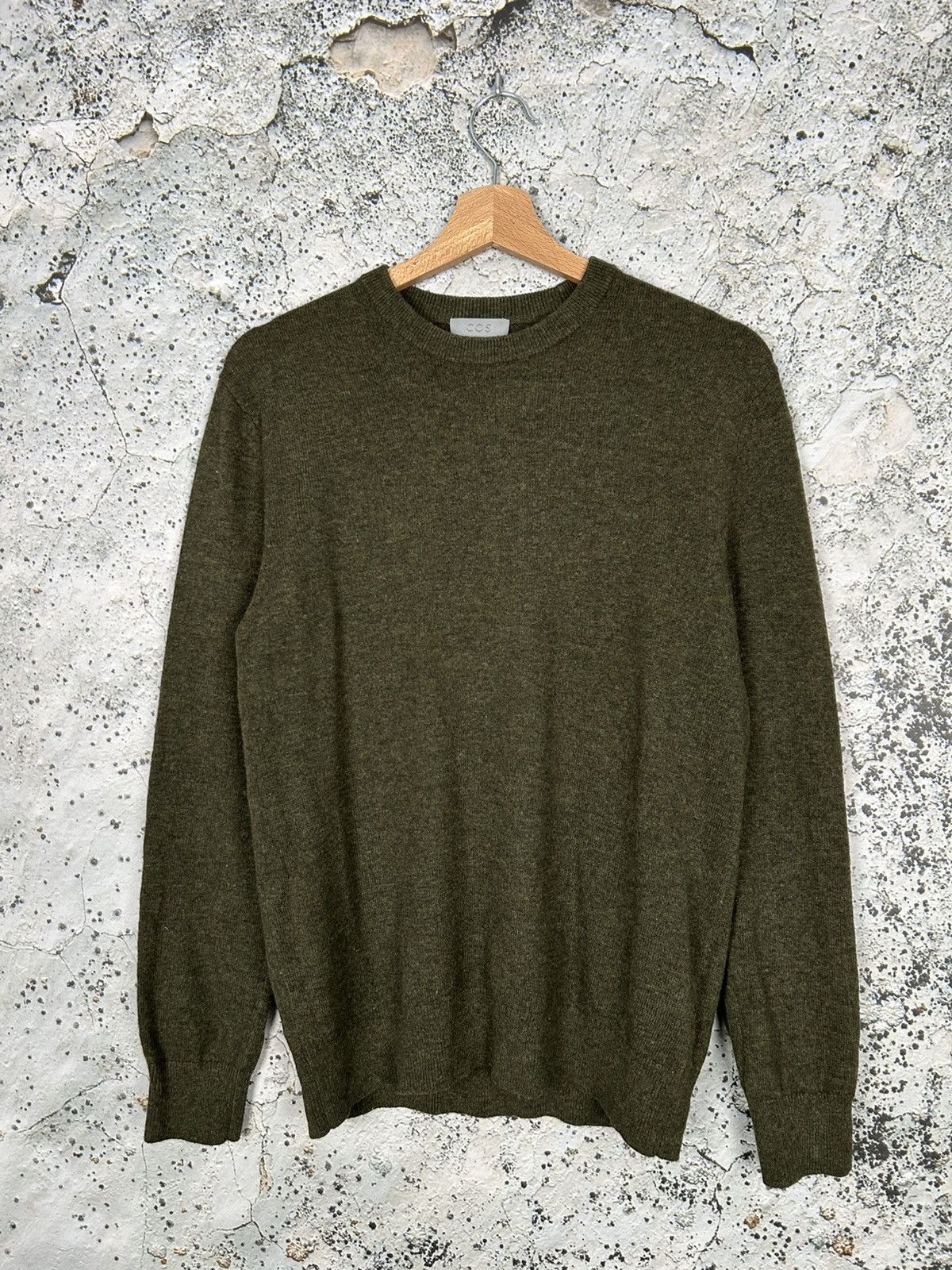 Cos COS Wool Green Sweater Basic Premium Scandi Archive Size US S / EU 44-46 / 1 - 1 Thumbnail