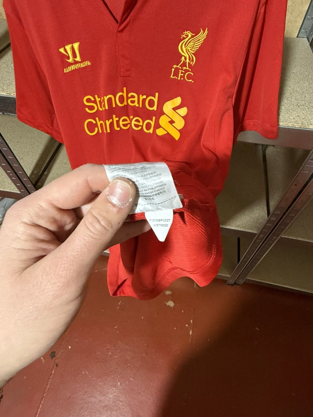 Vintage × Warrior Warrior Liverpool Gerrard #8 2012 2013 Home Soccer Jersey Size US L / EU 52-54 / 3 - 9 Thumbnail