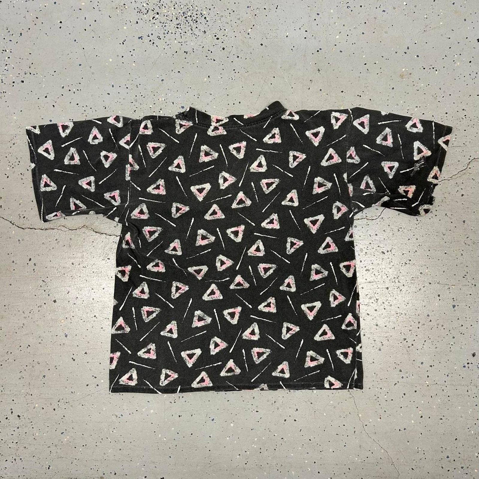 Other VTG Black and pink Palazzo cotton t-shirt Size L / US 10 / IT 46 - 6 Thumbnail