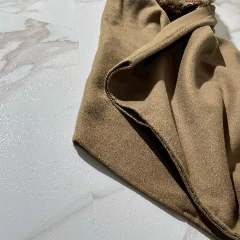 Loro Piana LORO PIANA Cashmere cap cloak with fur trim Size M / US 6-8 / IT 42-44 - 4 Thumbnail