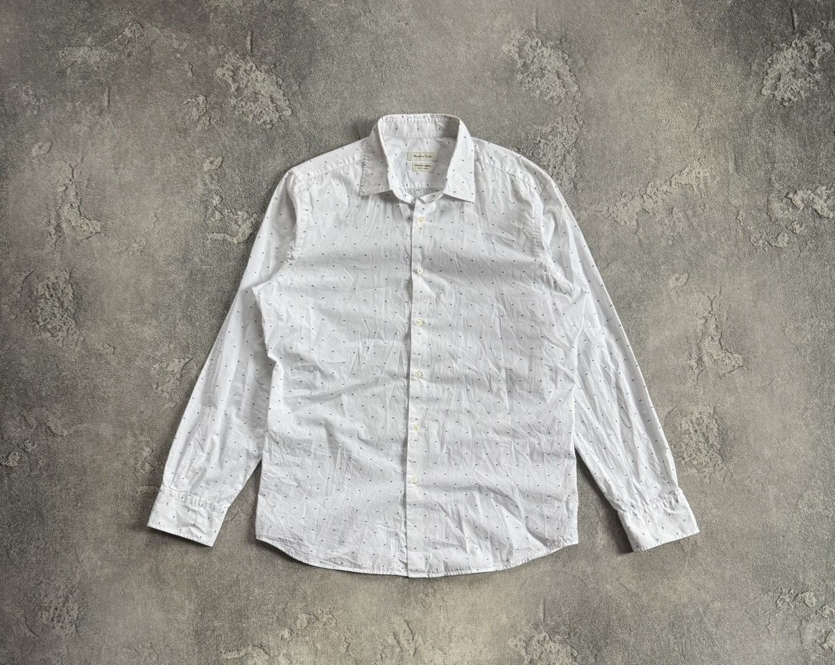 Massimo Dutti Massimo Dutti L printed dotted shirts button up long sleeve Size US L / EU 52-54 / 3 - 4 Thumbnail