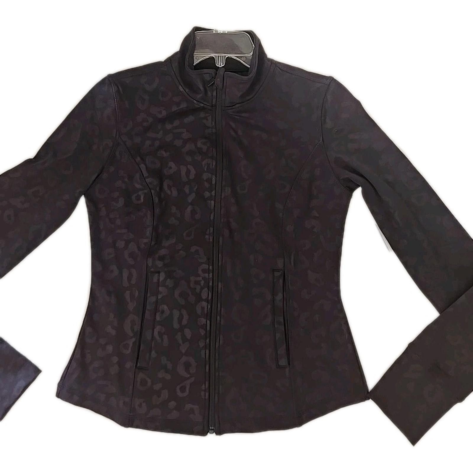 Other Move Theology Leopard Print Athleisure Jacket Zip Up Medium Size M / US 6-8 / IT 42-44 - 1 Thumbnail