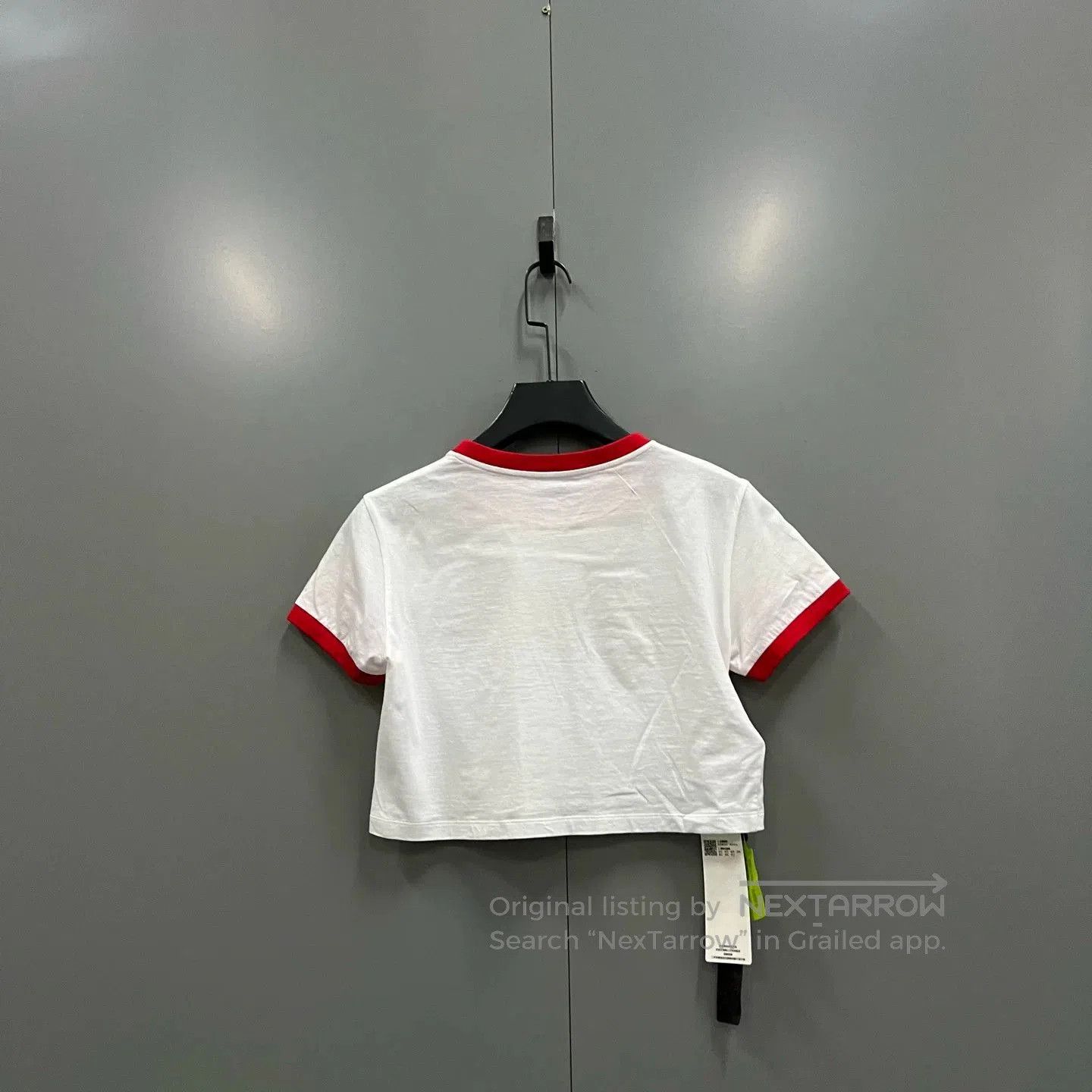 Miu Miu Miu Miu White Red Logo Short Sleeve. Size M / US 6-8 / IT 42-44 - 3 Thumbnail